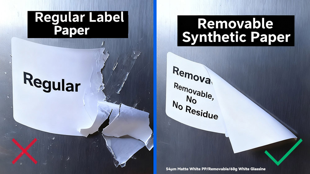 Removable Labels Printing Effect Manufacturer Optimization